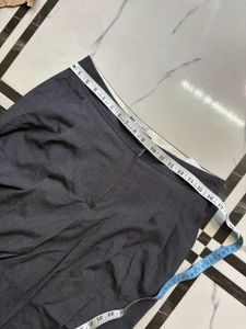 Women's Grey Wide-Leg Trousers
