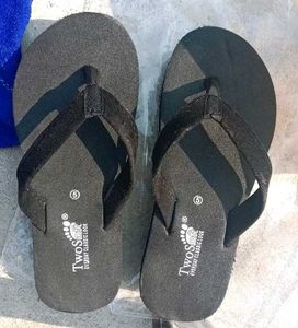 Casual Black Flip Flops