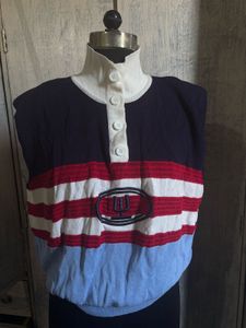 Vintage Rugby Style Knit Top