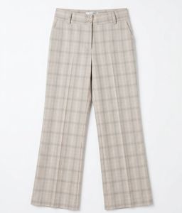 Chic Plaid Wide Leg Pants