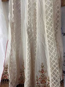 Pakistani Anarkali Designer Kurta Organza Net