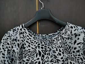 Chic Leopard Print Kurta Set (coordset)