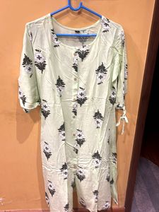 Light Green Printed Kurta