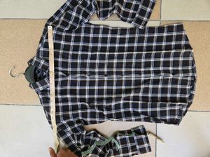 Classic Black Plaid Button-Up Shirt