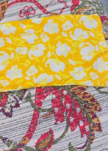 Vibrant Yellow Floral Print Kurta