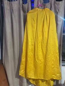 Vibrant Yellow Silk Blouse