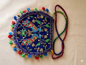 peacock traditional sling bag