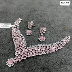 PREMIUM HIGH QUALITY AMERICAN DIAMOND SET AT FIX P