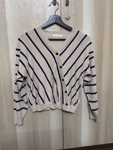 Striped Knit Cardigan
