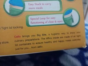 Cello Big Biye Double Decker Lunch Box