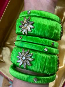 Vibrant Silk Thread Bangles