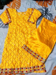 Vibrant Yellow Kurta Set