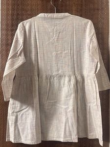 Taavi Elegant Beige Printed Kurta