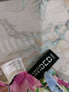 Floral Print Square Neck Dress