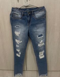 Ripped Denim Jeans