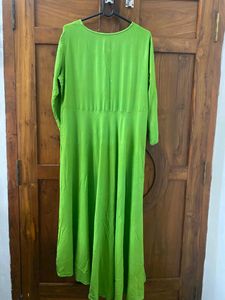 Green Anarkali Kurti (Women)