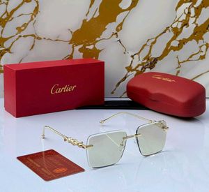 Cartier Rimless  sunglasses premium stock