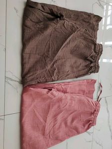 Linen trousers Pants (Set of 2)