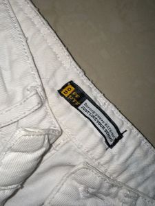 White Cargo Pants