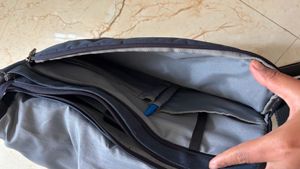 Navy Blue Messenger Bag