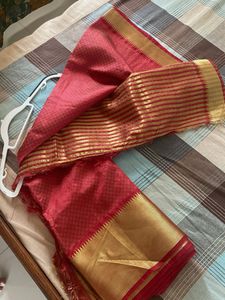Red & Gold Saree