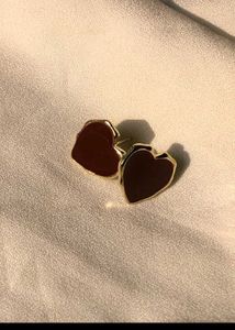 Chic Heart-Shaped Earrings