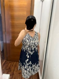 biba  Sleeveless V-Neck Printed Dress