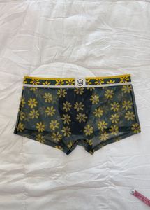 Men's Sheer Floral Boxer Briefs