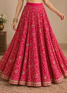 Brand new Pink embroidered Lehenga S
