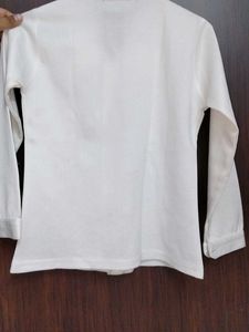 Elegant White Button-Down Shirt