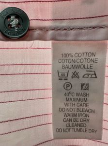 PAUL SMIT STRIPED SHORT-SLEEVE COTTON SHIR