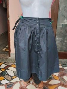 Dark Navy blue demin mini skirt