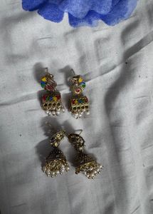 Jhumka Earrings Set