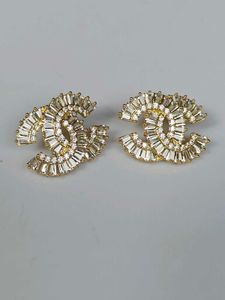 Elegant CC Stud Earrings Big size
