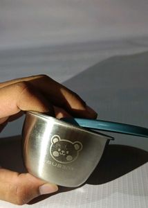 Cute Bear Stainless Steel Bowl