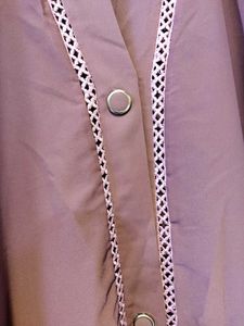 Elegant Purple Abaya Style Gown