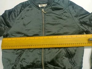 Women's Stylish Black Bomber Jacket Fixed Price