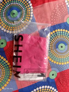 Vibrant Pink Henley Crop Top