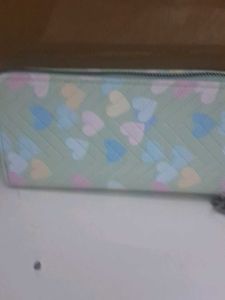 Cute Heart Pattern Wallet
