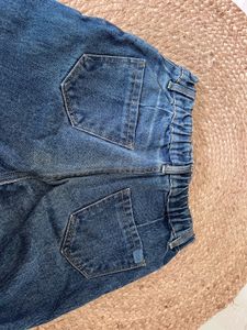 Distressed Blue Denim Jeans