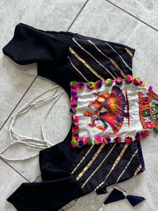 Bohemian Patchwork Lehenga Skirt Set