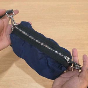 Zara Stylish Blue Crossbody Bag