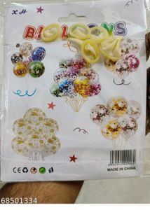 5pcs Inflatable Rose gold Confetti Balloon