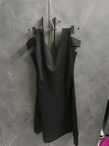 Stylish Dark Grey A-Line one piece