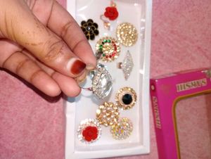 Assorted Rhinestone &amp; Pearl Rings