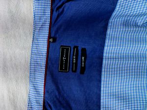Men's Blue Checkered Formal Shirt