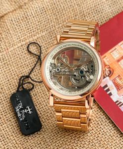 Patek Philippe Skeleton Rose Gold Watch