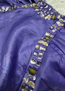 3 for 999 Embellished Strapless Purple Dr