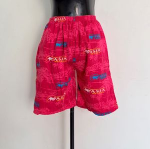 Vibrant Pink Elephant Print two-piece