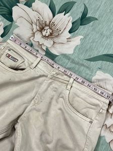 Men's daily wear Jeans - Beige &amp; Black